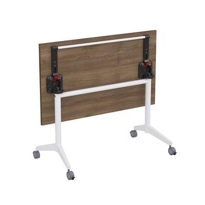 Bend 8СР.118 (Шамони темный/Белый) Складной прямолинейный стол-трансформер