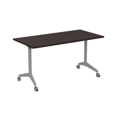 Bend 8СР.119-S (Венге/Алюминий матовый) Складной прямолинейный стол-трансформер Simple