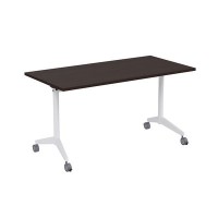 Bend 8СР.119-S (Венге/Белый) Складной прямолинейный стол-трансформер Simple