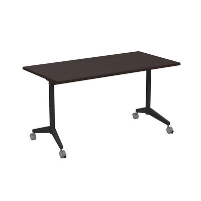 Bend 8СР.119-S (Венге/Черный) Складной прямолинейный стол-трансформер Simple