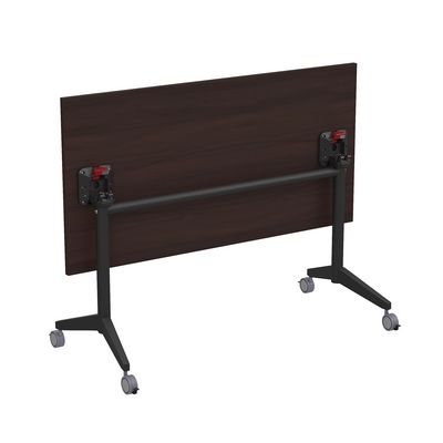 Bend 8СР.119-S (Венге/Черный) Складной прямолинейный стол-трансформер Simple