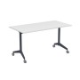 Bend 8СР.119 (Белый/Графит) Складной прямолинейный стол-трансформер