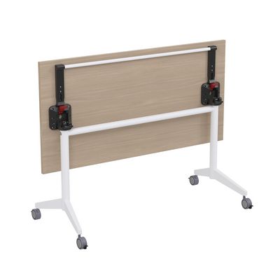 Bend 8СР.119 (Шамони светлый/Белый) Складной прямолинейный стол-трансформер