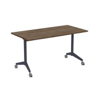 Bend 8СР.119 (Шамони темный/Графит) Складной прямолинейный стол-трансформер