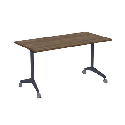 Bend 8СР.119 (Шамони темный/Графит) Складной прямолинейный стол-трансформер