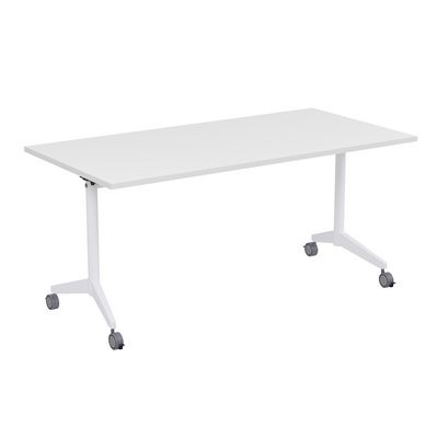 Bend 8СР.124-S (Белый/Белый) Складной прямолинейный стол-трансформер Simple