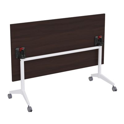 Bend 8СР.124-S (Венге/Белый) Складной прямолинейный стол-трансформер Simple