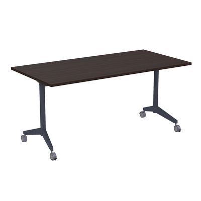 Bend 8СР.124-S (Венге/Графит) Складной прямолинейный стол-трансформер Simple