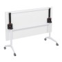 Bend 8СР.124 (Белый/Белый) Складной прямолинейный стол-трансформер