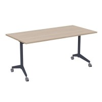 Bend 8СР.124 (Шамони светлый/Графит) Складной прямолинейный стол-трансформер