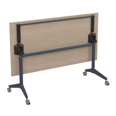 Bend 8СР.124 (Шамони светлый/Графит) Складной прямолинейный стол-трансформер