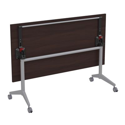 Bend 8СР.124 (Венге/Алюминий матовый) Складной прямолинейный стол-трансформер