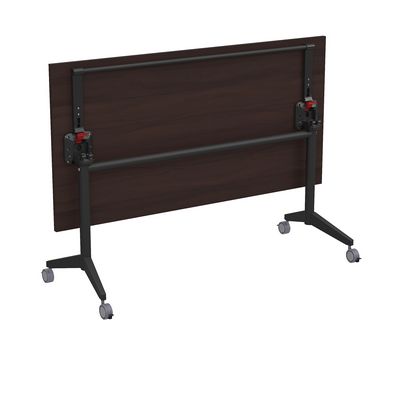 Bend 8СР.124 (Венге/Черный) Складной прямолинейный стол-трансформер