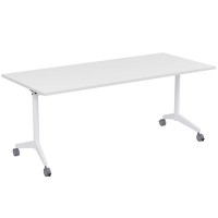 Bend 8СР.125-S (Белый/Белый) Складной прямолинейный стол-трансформер Simple