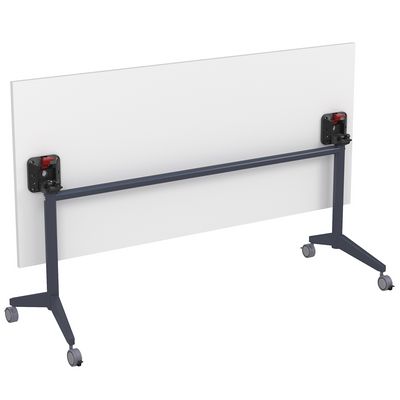 Bend 8СР.125-S (Белый/Графит) Складной прямолинейный стол-трансформер Simple