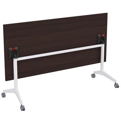 Bend 8СР.125-S (Венге/Белый) Складной прямолинейный стол-трансформер Simple