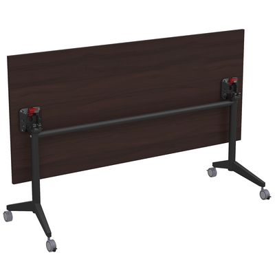 Bend 8СР.125-S (Венге/Черный) Складной прямолинейный стол-трансформер Simple