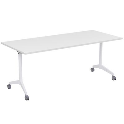 Bend 8СР.125 (Белый/Белый) Складной прямолинейный стол-трансформер