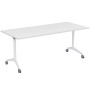 Bend 8СР.125 (Белый/Белый) Складной прямолинейный стол-трансформер
