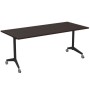 Bend 8СР.125 (Венге/Черный) Складной прямолинейный стол-трансформер