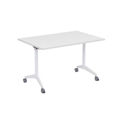 Bend 8СР.128-S (Белый/Белый) Складной прямолинейный стол-трансформер Simple