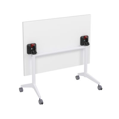 Bend 8СР.128-S (Белый/Белый) Складной прямолинейный стол-трансформер Simple