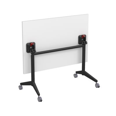 Bend 8СР.128-S (Белый/Черный) Складной прямолинейный стол-трансформер Simple