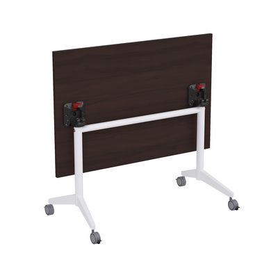 Bend 8СР.128-S (Венге/Белый) Складной прямолинейный стол-трансформер Simple