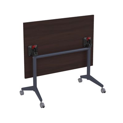 Bend 8СР.128-S (Венге/Графит) Складной прямолинейный стол-трансформер Simple