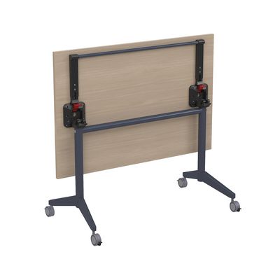 Bend 8СР.128 (Шамони светлый/Графит) Складной прямолинейный стол-трансформер