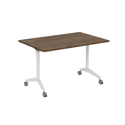 Bend 8СР.128 (Шамони темный/Белый) Складной прямолинейный стол-трансформер