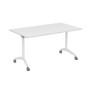 Bend 8СР.129-S (Белый/Белый) Складной прямолинейный стол-трансформер Simple