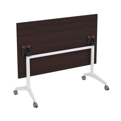 Bend 8СР.129-S (Венге/Белый) Складной прямолинейный стол-трансформер Simple