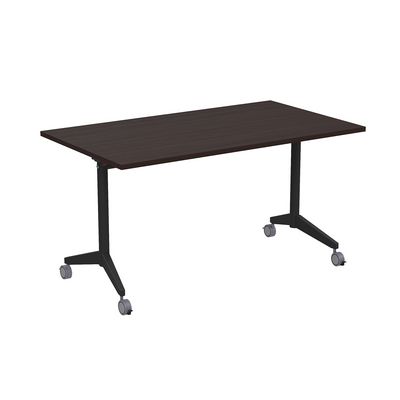 Bend 8СР.129-S (Венге/Черный) Складной прямолинейный стол-трансформер Simple