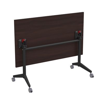 Bend 8СР.129-S (Венге/Черный) Складной прямолинейный стол-трансформер Simple