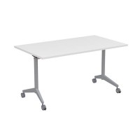 Bend 8СР.129 (Белый/Алюминий матовый) Складной прямолинейный стол-трансформер