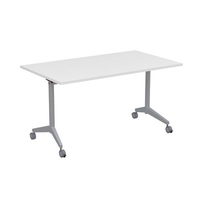 Bend 8СР.129 (Белый/Алюминий матовый) Складной прямолинейный стол-трансформер