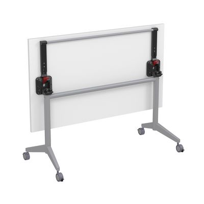 Bend 8СР.129 (Белый/Алюминий матовый) Складной прямолинейный стол-трансформер