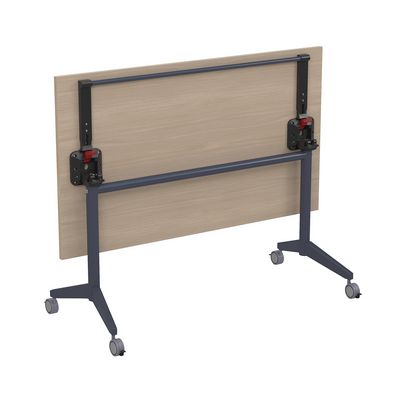 Bend 8СР.129 (Шамони светлый/Графит) Складной прямолинейный стол-трансформер