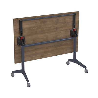 Bend 8СР.129 (Шамони темный/Графит) Складной прямолинейный стол-трансформер