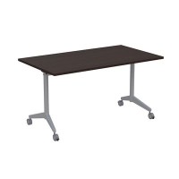 Bend 8СР.129 (Венге/Алюминий матовый) Складной прямолинейный стол-трансформер