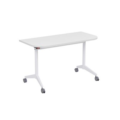 Bend 8ФСРР.101-S (Белый/Белый) Складной радиусный стол-трансформер Simple с фиксаторами