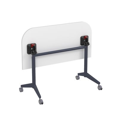 Bend 8ФСРР.101-S (Белый/Графит) Складной радиусный стол-трансформер Simple с фиксаторами