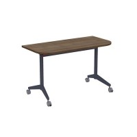 Bend 8ФСРР.101-S (Шамони темный/Графит) Складной радиусный стол-трансформер Simple с фиксаторами