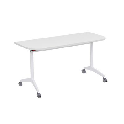 Bend 8ФСРР.102-S (Белый/Белый) Складной радиусный стол-трансформер Simple с фиксаторами