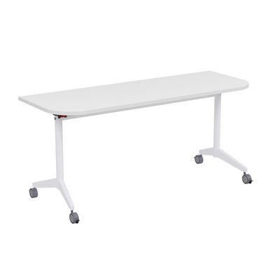 Bend 8ФСРР.103-S (Белый/Белый) Складной радиусный стол-трансформер Simple с фиксаторами