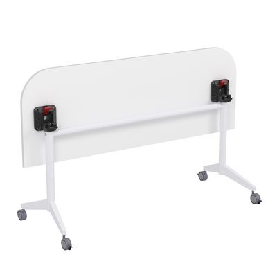 Bend 8ФСРР.103-S (Белый/Белый) Складной радиусный стол-трансформер Simple с фиксаторами