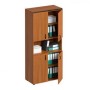 Дин-Р ДР 719 ОФ (Французский орех) Шкаф для документов высокий с нишей