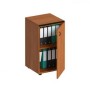 Дин-Р ДР 755 ОФ (Французский орех) Шкаф для документов узкий низкий закрытый