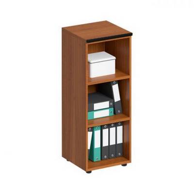 Дин-Р ДР 761 ОФ (Французский орех) Стеллаж средний узкий